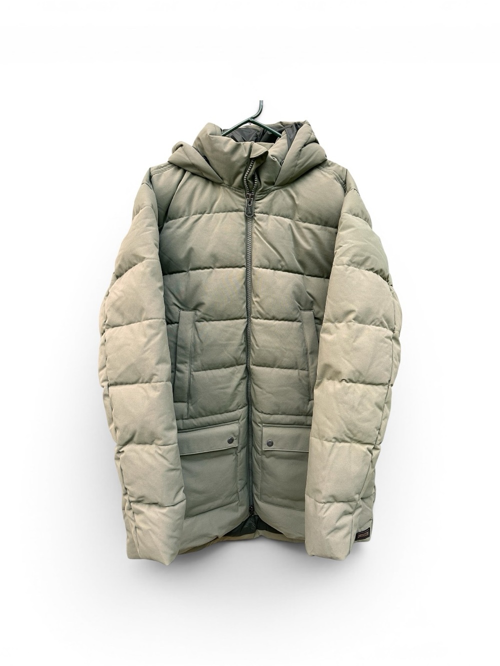 NEW Duluth Trading Co Olive Green Hooded Jacket - XL Tall